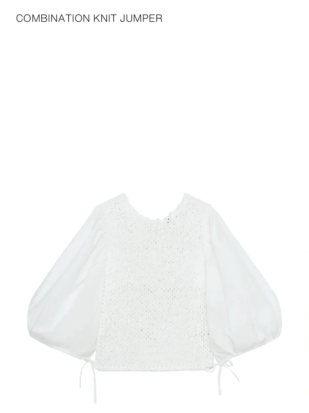 Zara Small Combination Knit Blouse